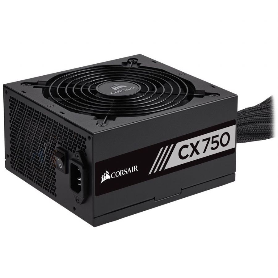 FONTE ATX CORSAIR 750W CX750 80 PLUS BRONZE COM CABO DE FORCA