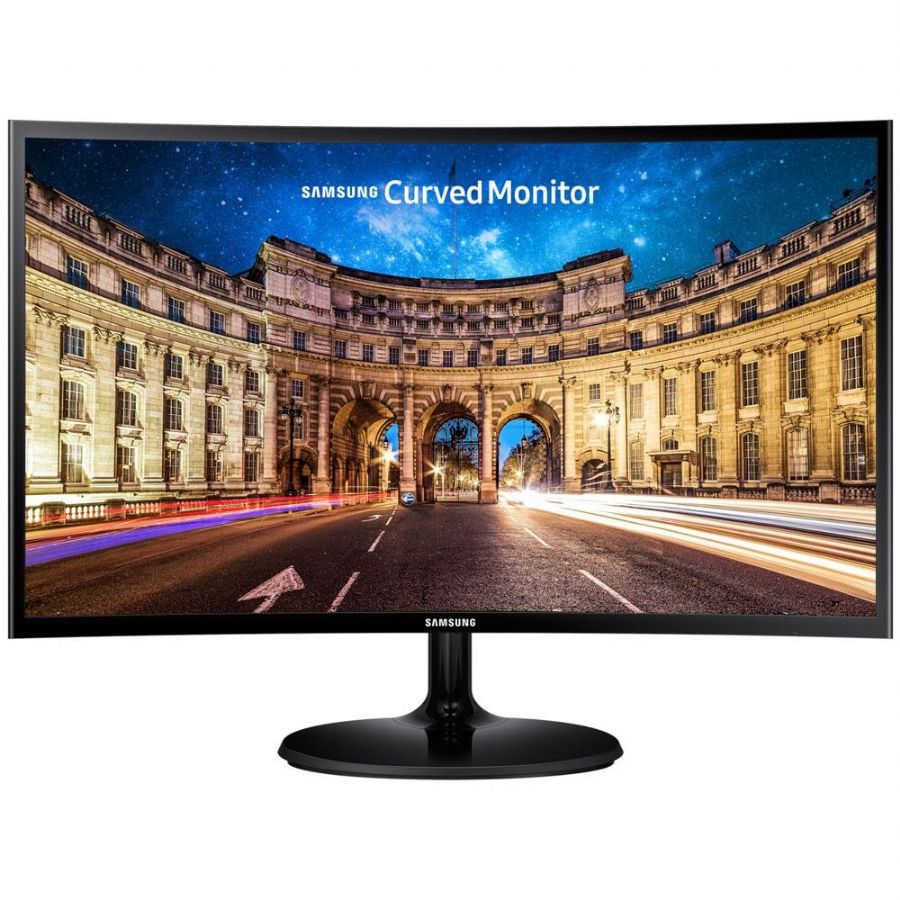 Monitor Samsung LED 24´ Widescreen Curvo, Full HD, HDMI/VGA, FreeSync - LC24F390FHLMZD