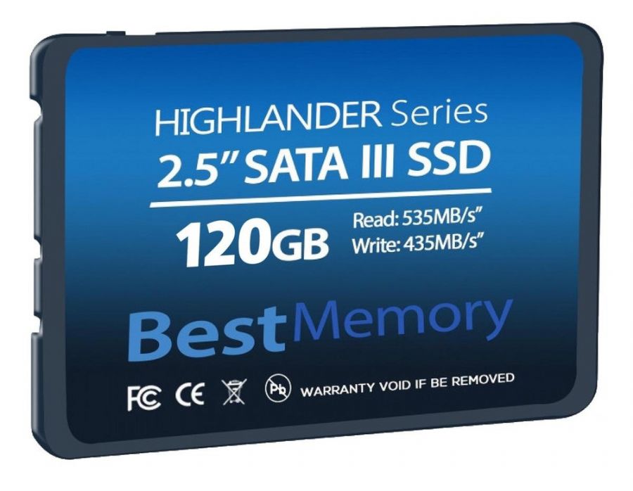 SSD BEST MEMORY HIGHLANDER SERIES 120GB BTSDA-120G-535