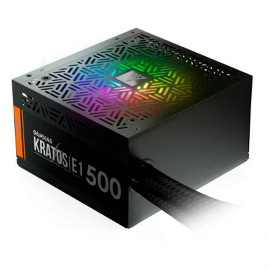 Fonte Gamdias, Kratos E1, 500W, ADD-RGB, 80 Plus, GD-Z500ZZZ