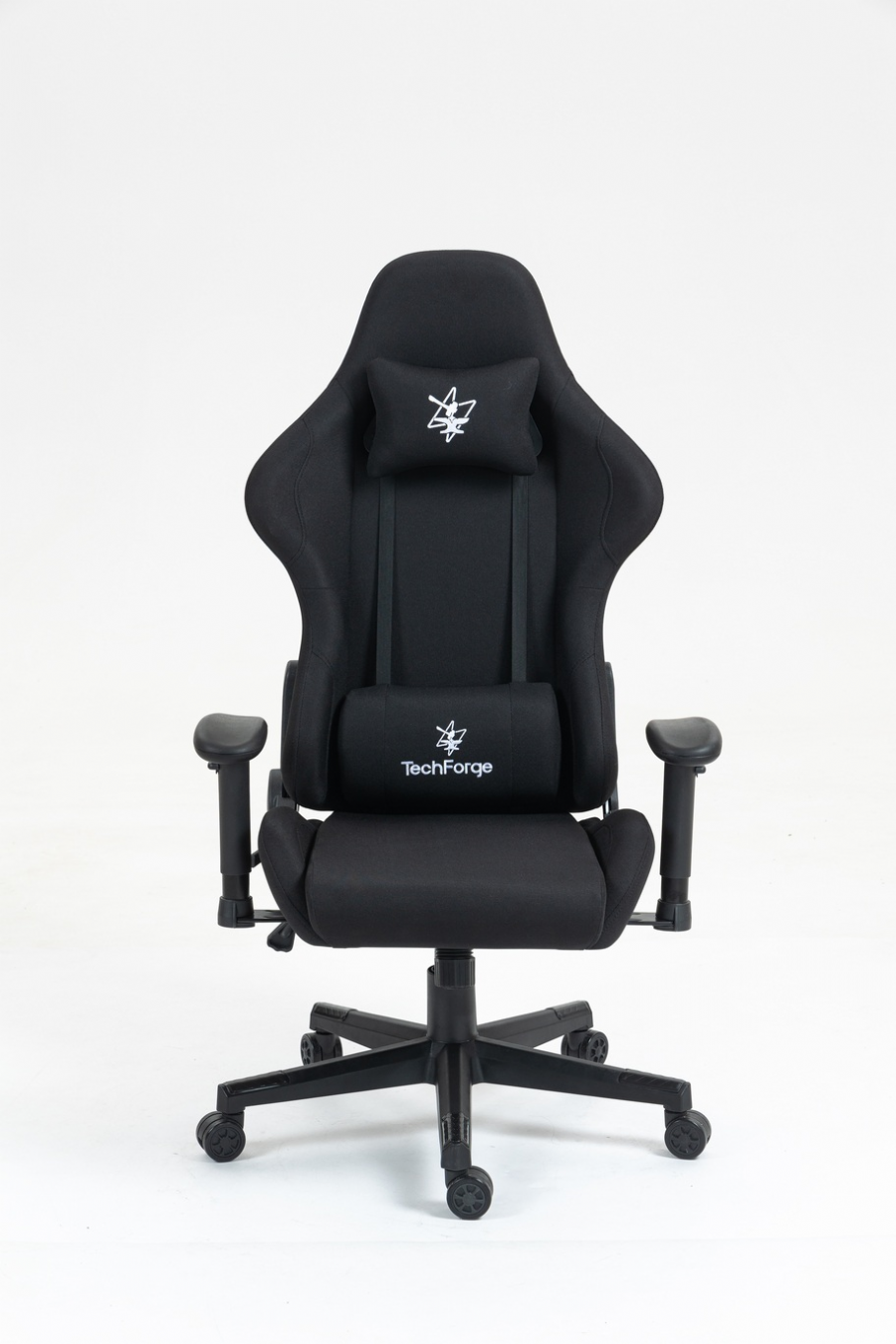 CADEIRA GAMER TECH FORGE TFC8004 FORGEX SERIES FABRIC BLACK