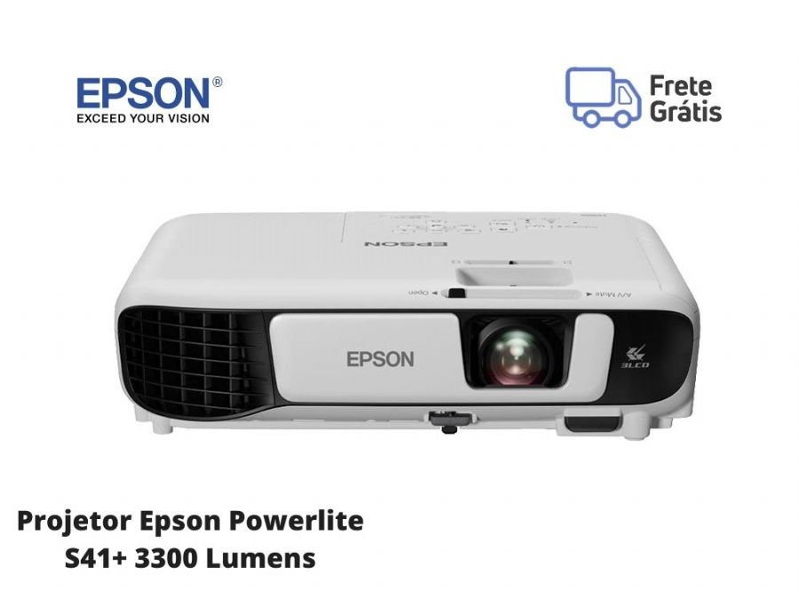 Projetor Epson Powerlite S41+ 3300 Lumens V11H842024