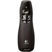 Apresentador Logitech R400 Sem Fio com Laser Point Vermelho 15m Preto - 910-001354