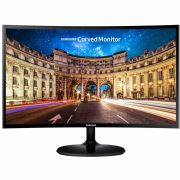 Monitor Samsung LED 24 Widescreen Curvo, Full HD, HDMI/VGA, FreeSync - LC24F390FHLMZD